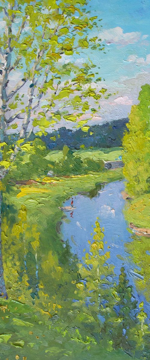 Maryino, Bank of the Tosna River by Alexander Alexandrovsky