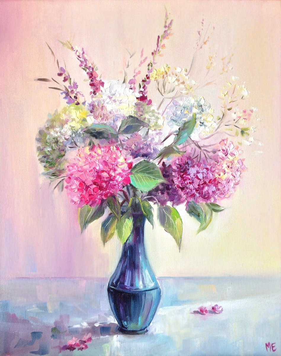 Hydrangea smells like summer by Olena Hontar