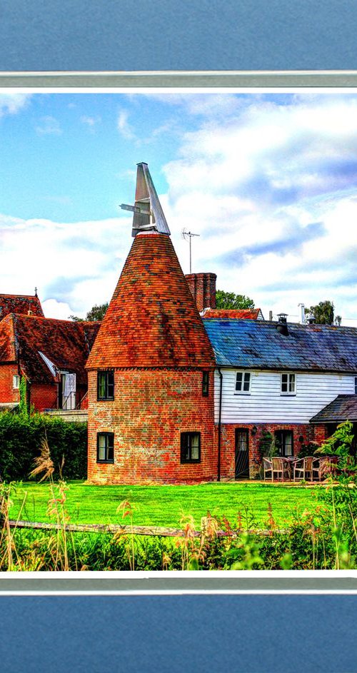 Oasthouse church and barn U.K. by Robin Clarke