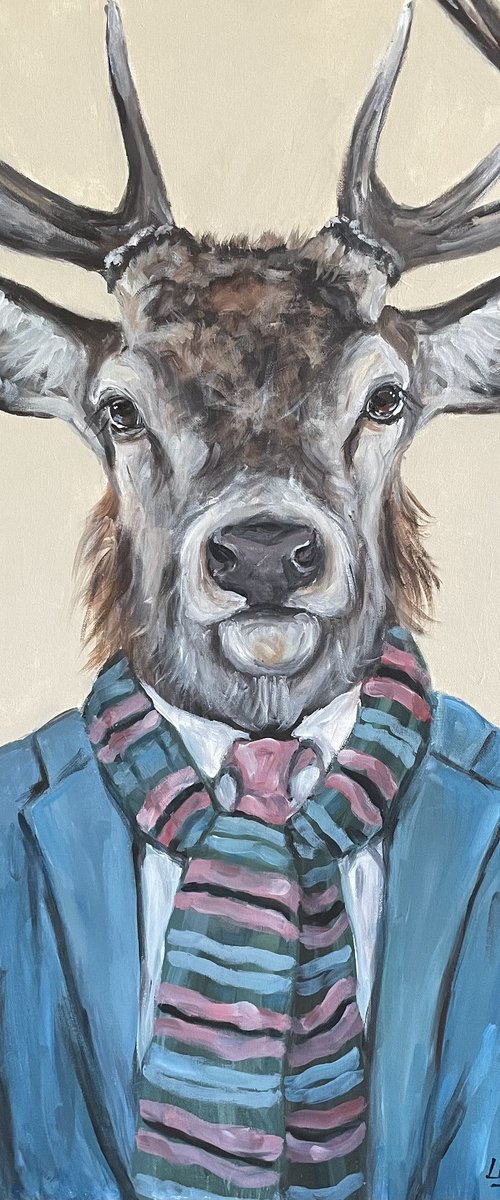 Sebastian Stag by Louise Brown