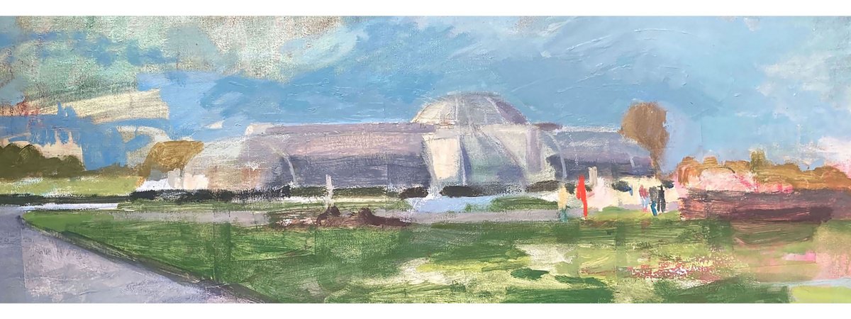 A Sunny Afternoon At Kew By Kate Strupinski, 31 X 12, Artwork For Sale On Artfinder