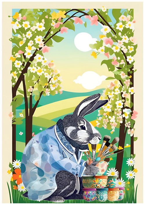Easter Bunny by Misty Lady - M. Nierobisz