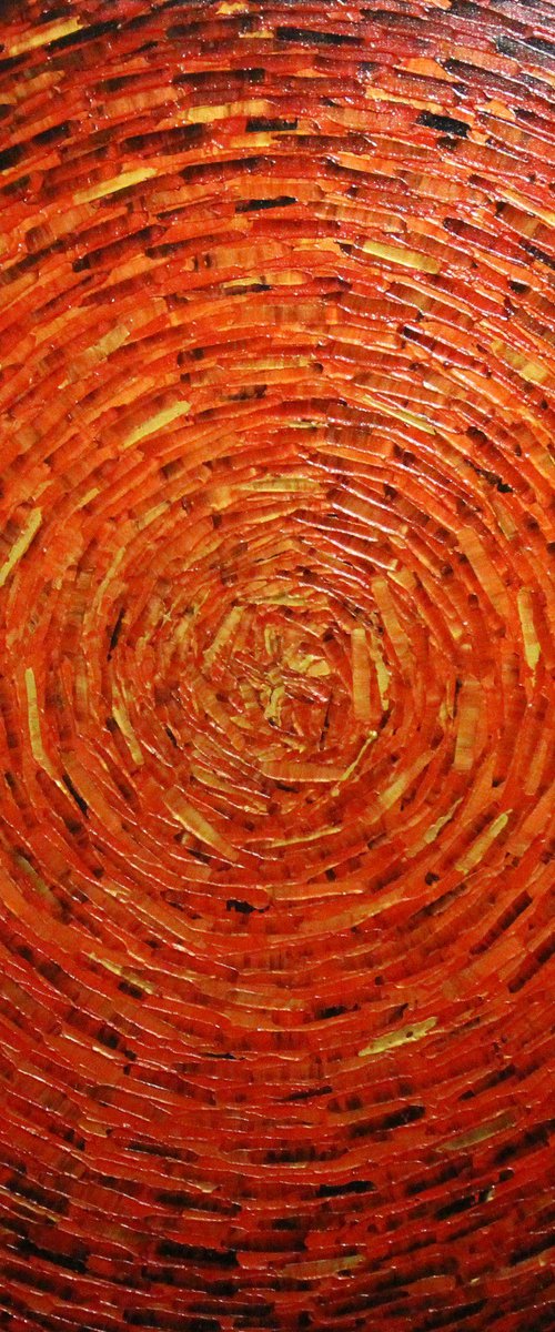 Large gold vermilion red shine by Jonathan Pradillon