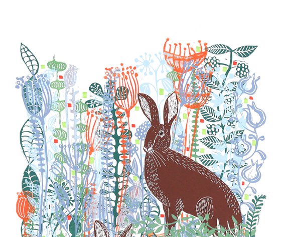 Hares in Springtime