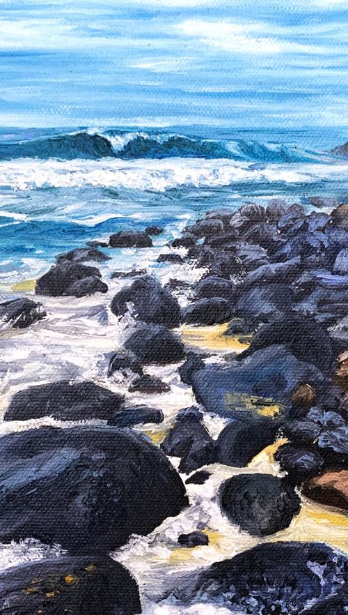 Hanakapi'ai Beach by Steph Moraca