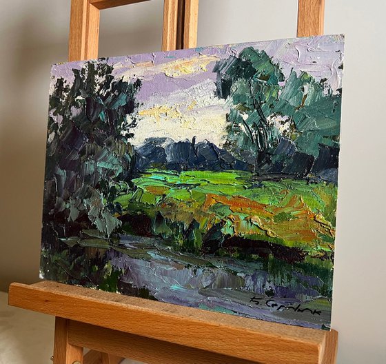 In the Evening on the Meadow