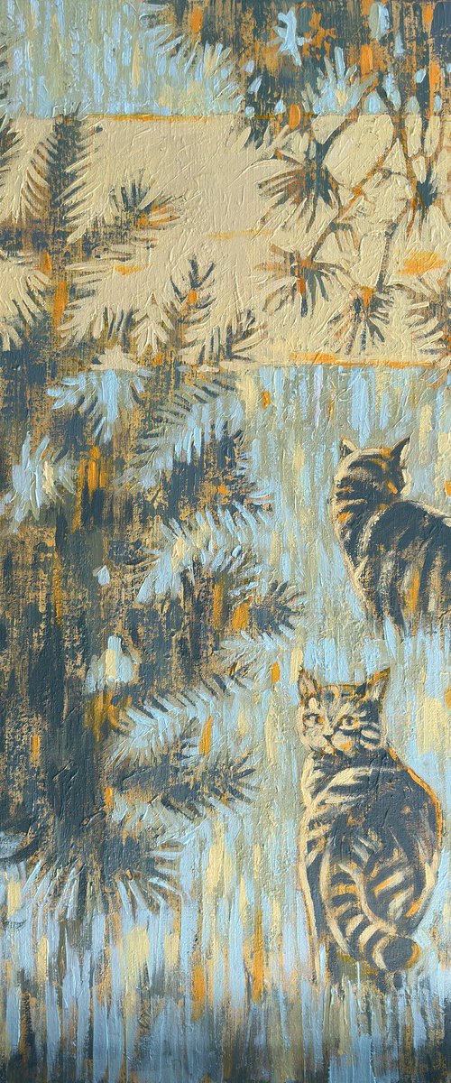 Cats Under The Pines by Ekaterina Prisich