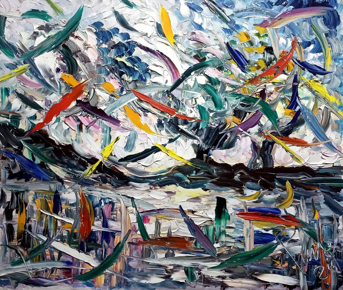 Nebbia Nel Cuore By Antonino Puliafico, 40 X 35, Artwork For Sale On Artfinder