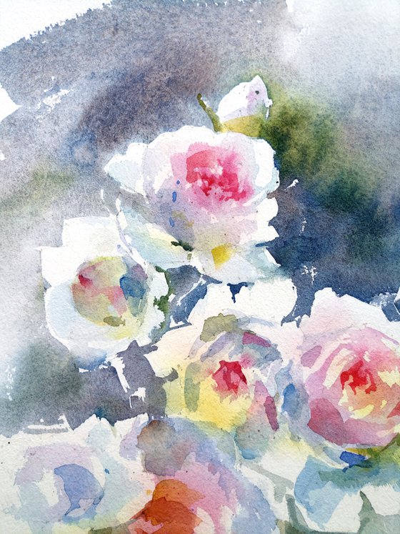 "Rose light"  original watercolor