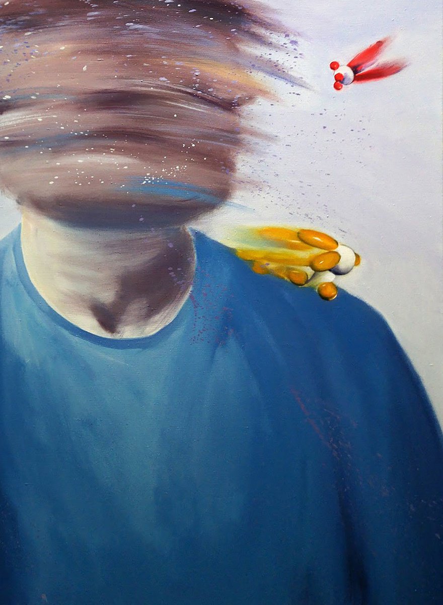 Urban And Pop Portrait Giclee Print By Igor Konovalov, 20 X 28, Protein Curator, Original Artwork