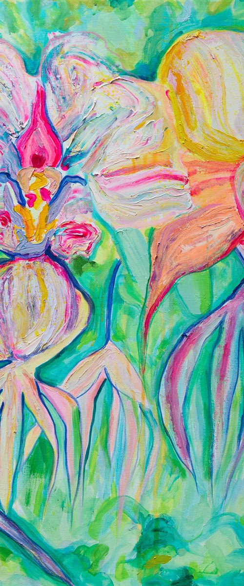 'Orchid Frenzy' by Kathryn Sillince