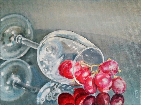Still life with grapes