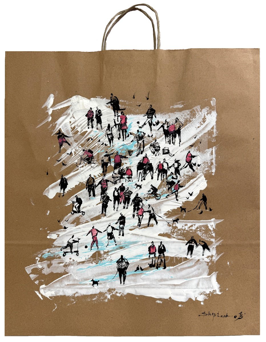 Photorealistic Portrait Acrylic Painting By Bogdan Shiptenko, 20 X 27, Pink Hopes, Original Artwork