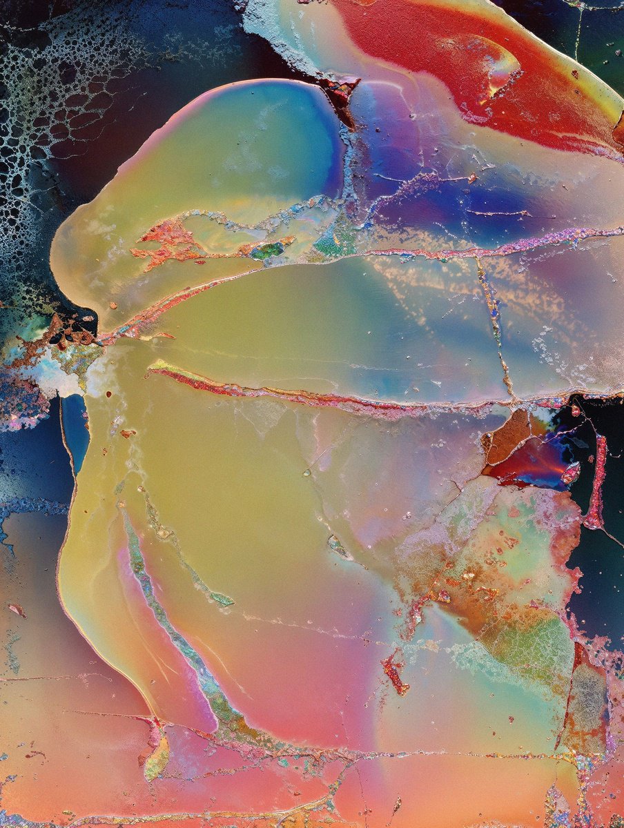 Expressive Abstract Photograph By Richard Gibson, 13 X 17", Burnt V, Original Artwork