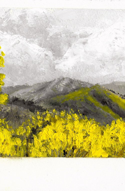 Landscape / Pale Valley by Gozde Temiz Istanbul