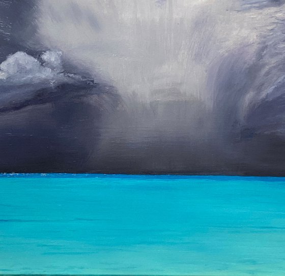 Tropical Thunderstorm, 70 х 50 cm, oil on canvas