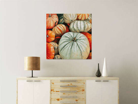 Pumpkin harvest. Scarlet breath of the autumn. Part 2