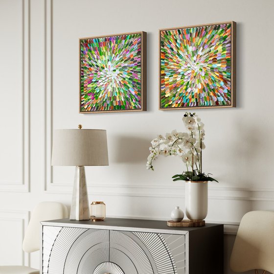 Bloom 43 - diptych