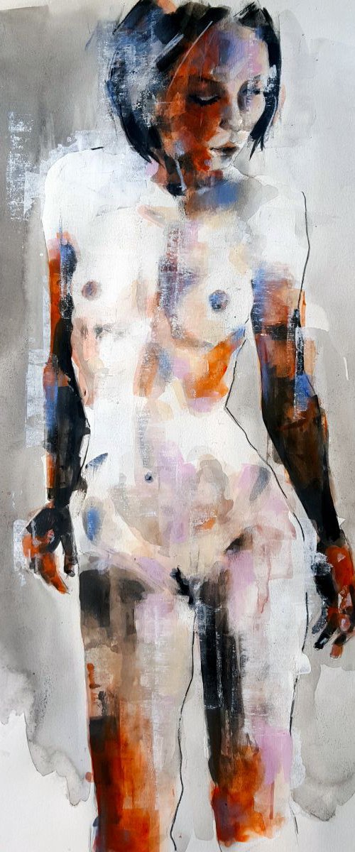 2-27-16 figure study by Thomas Donaldson
