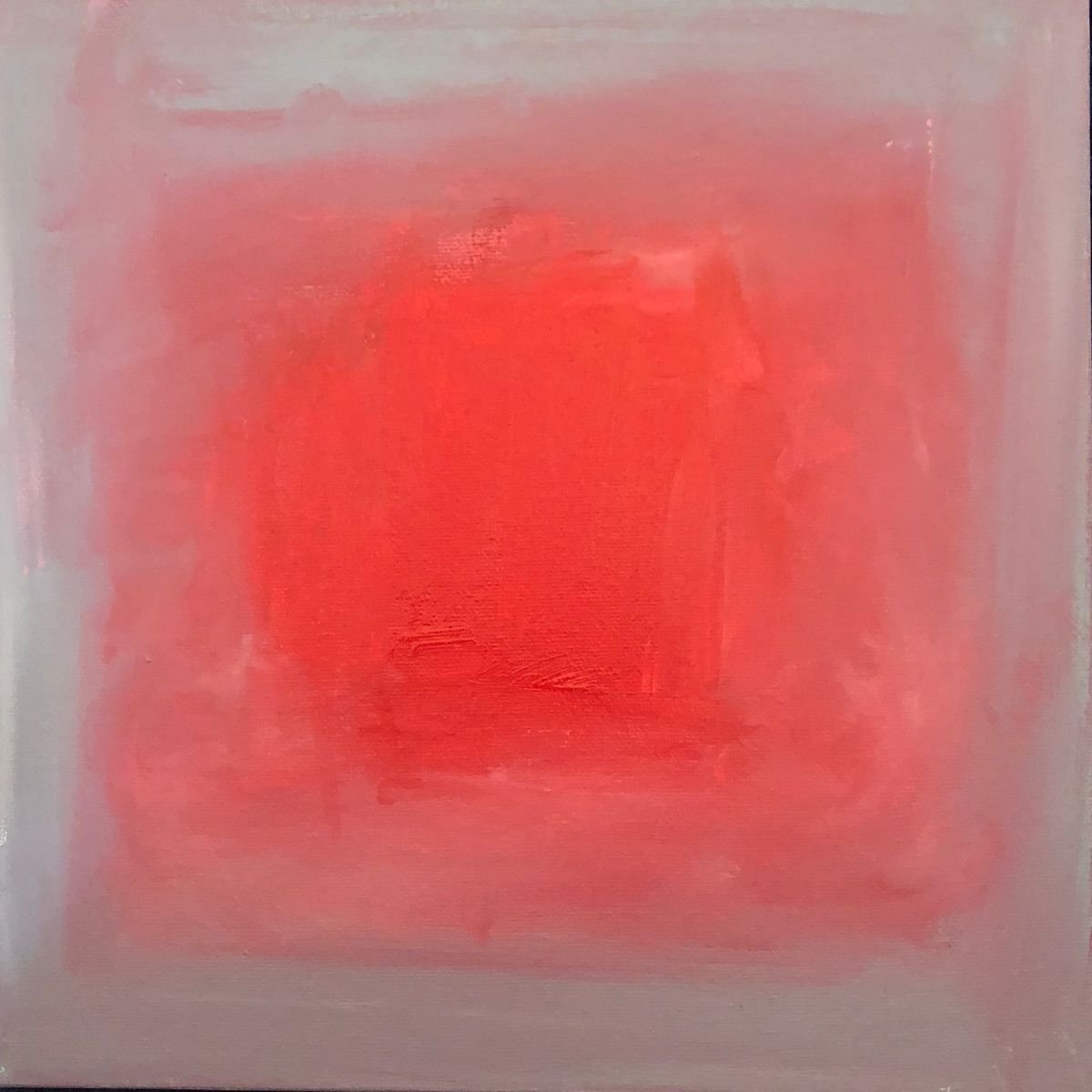 Abstract Acrylic Painting By Shabs Beigh, 12 X 12", Masterpiece 2018, Original Artwork