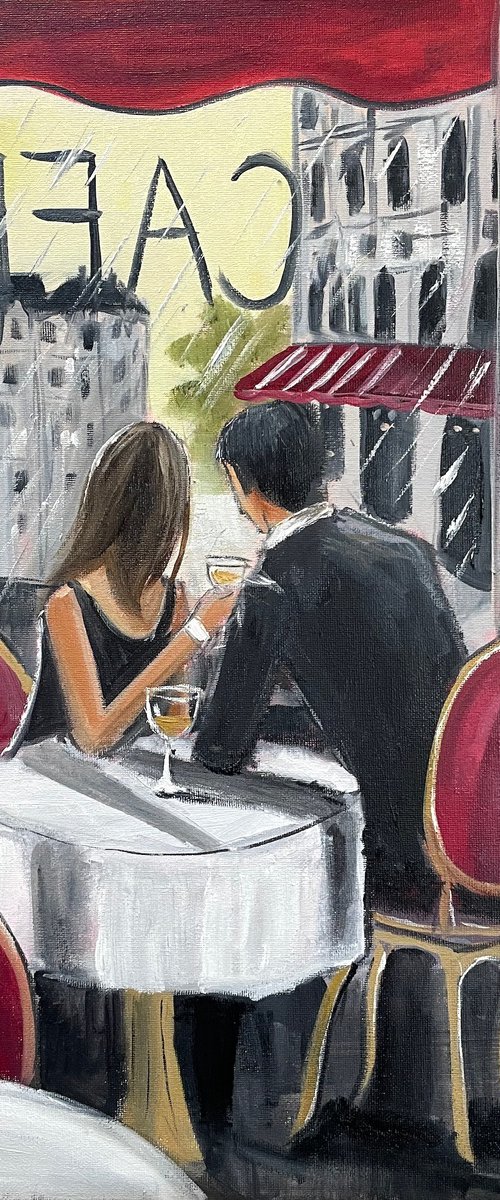 At The Cafe by Aisha Haider