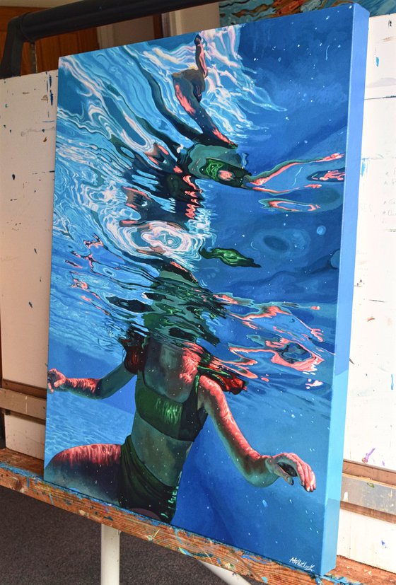 Flare II - Swimming Painting