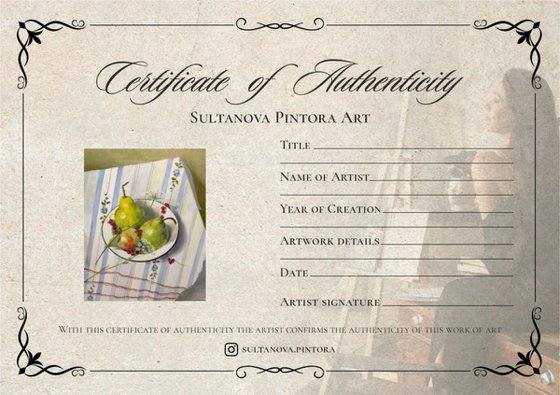 Blue Symphony on the Kitchen Table