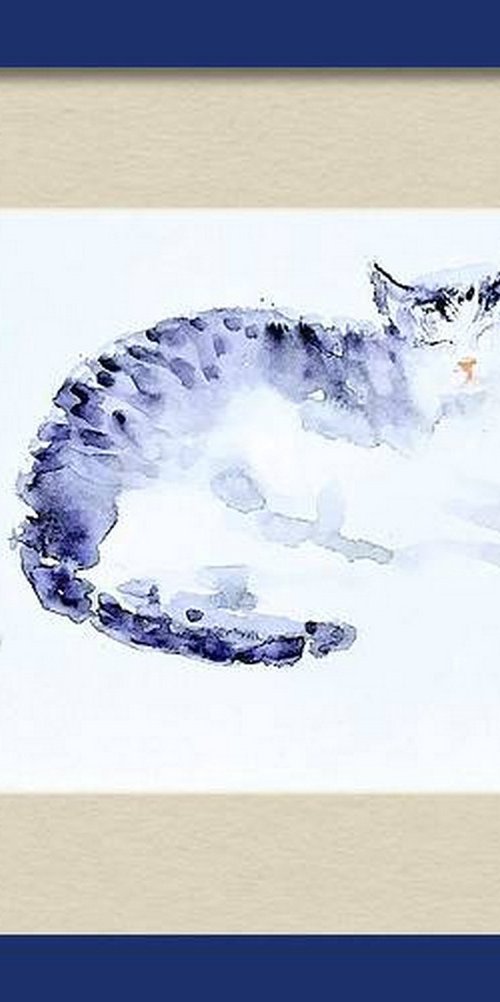 The sleeping cat 2 by Asha Shenoy