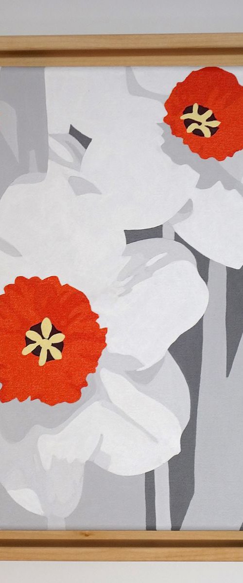 Orange Daffodils by Susan Porter