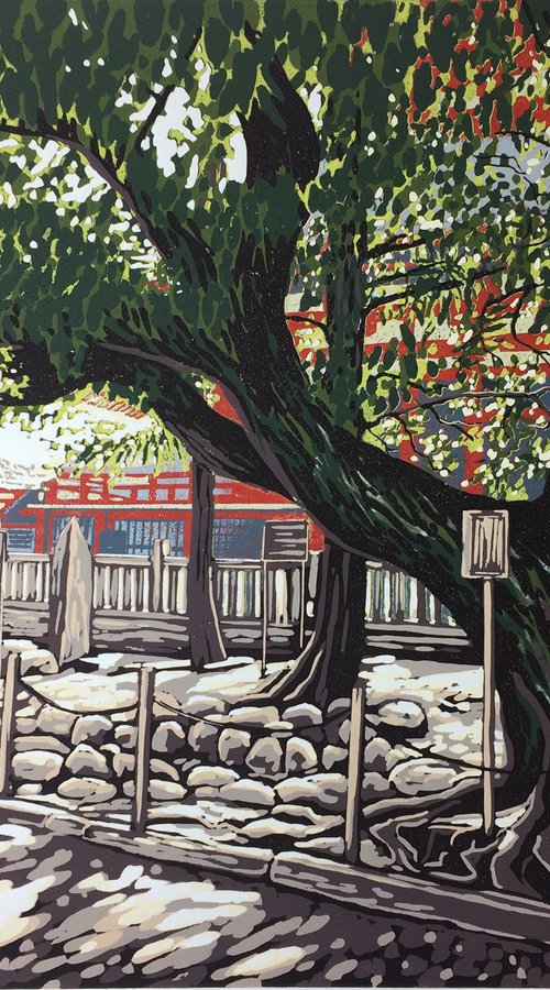 Sensoji Trees by Alexandra Buckle