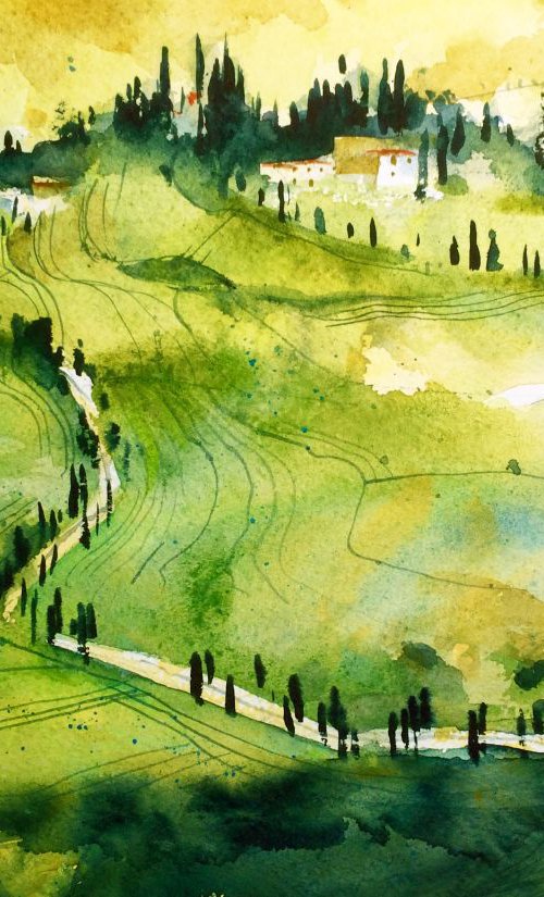 Tuscan countryside by Alessandro Andreuccetti
