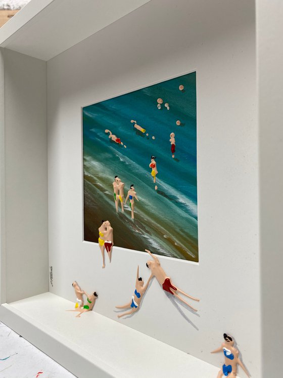 Action.3D Freedom Sea. Eka Peradze Art.