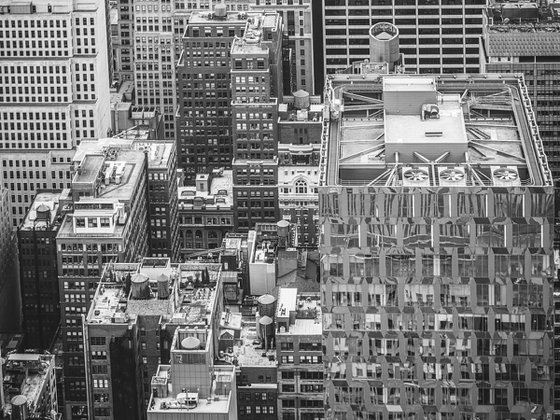 AMONG THE ROOF OF MANHATTAN