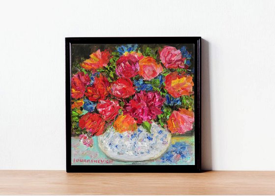 Garden Flowers in Vase