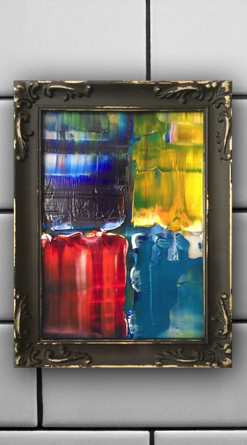 "Coloring The Darkness 3" - FREE WORLDWIDE SHIPPING - PMS Micro Painting by Preston M. Smith (PMS)