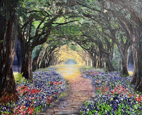 Love Beneath The Oaks' Embrace