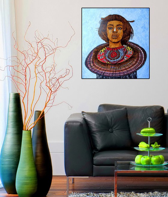 African girl ( Samburu Tribe)