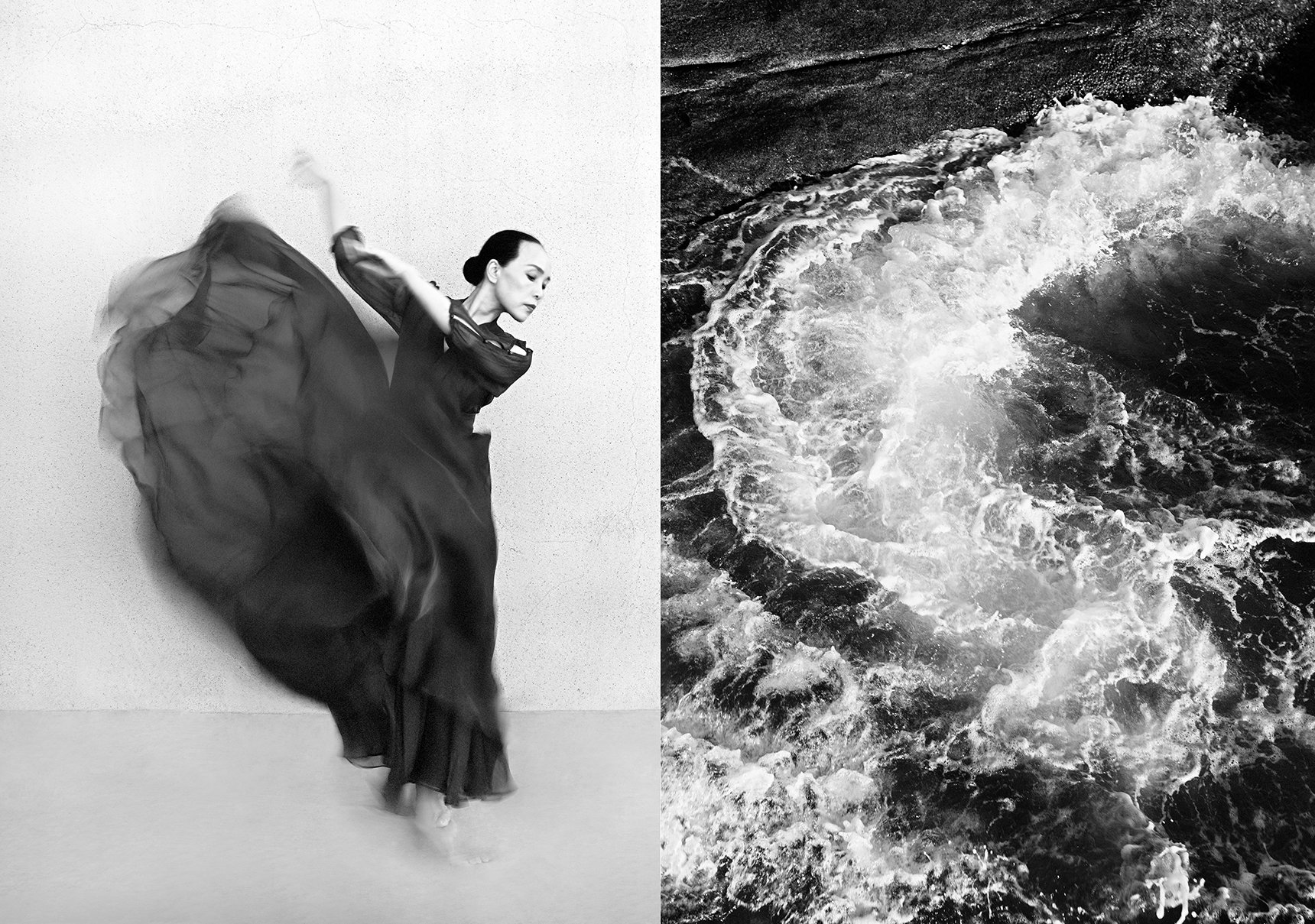 Expressive Landscape Photograph By Xidong Luo, 31 X 22", Tides Within - Iv, Original Artwork