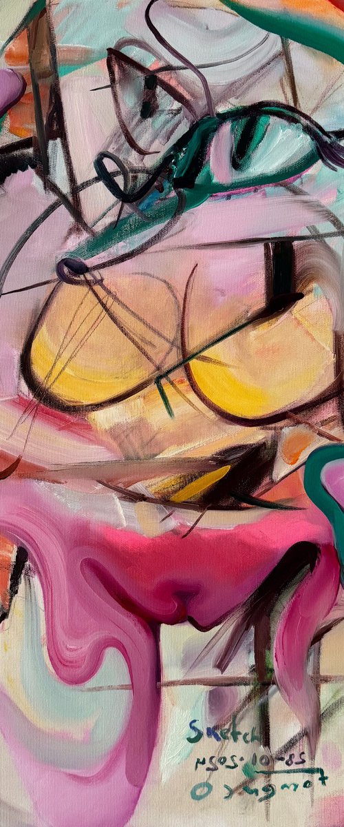 "Women of de Kooning #2" by Maxim Fomenko