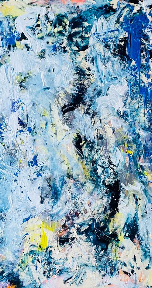 Large Abstract - I Can Hear You by Annette Spinks