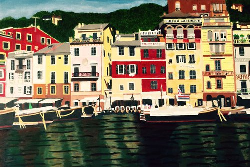 Seaside in Porto Fino by James D'Amico