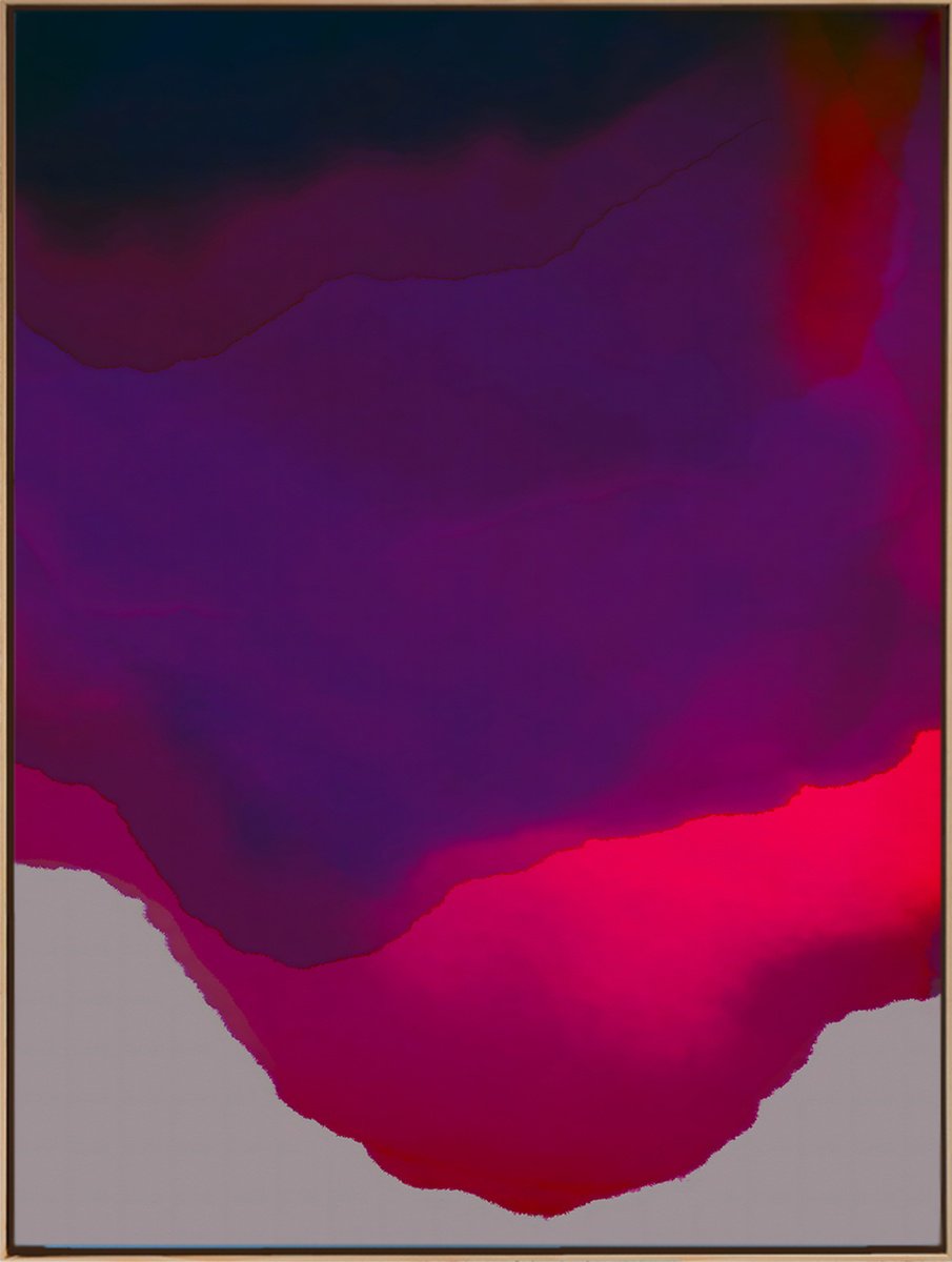 Organic Abstract Acrylic Painting By Jonas Peres, 30 X 39, Natural Mystic, Iv, Original Artwork