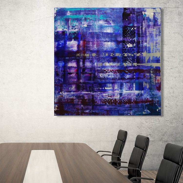 Silver Linings 100 X 100 Cm Xxl 40 X 40 Inche Artfinder