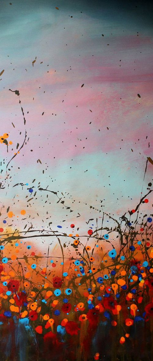 " Sempre Belli " #4- Large original abstract painting by Cecilia Frigati