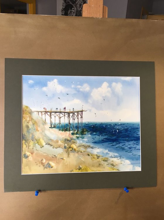 "Seaside scene"