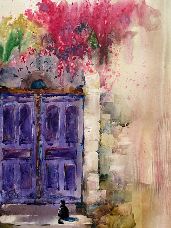 Watercolor “Waiting” perfect gift