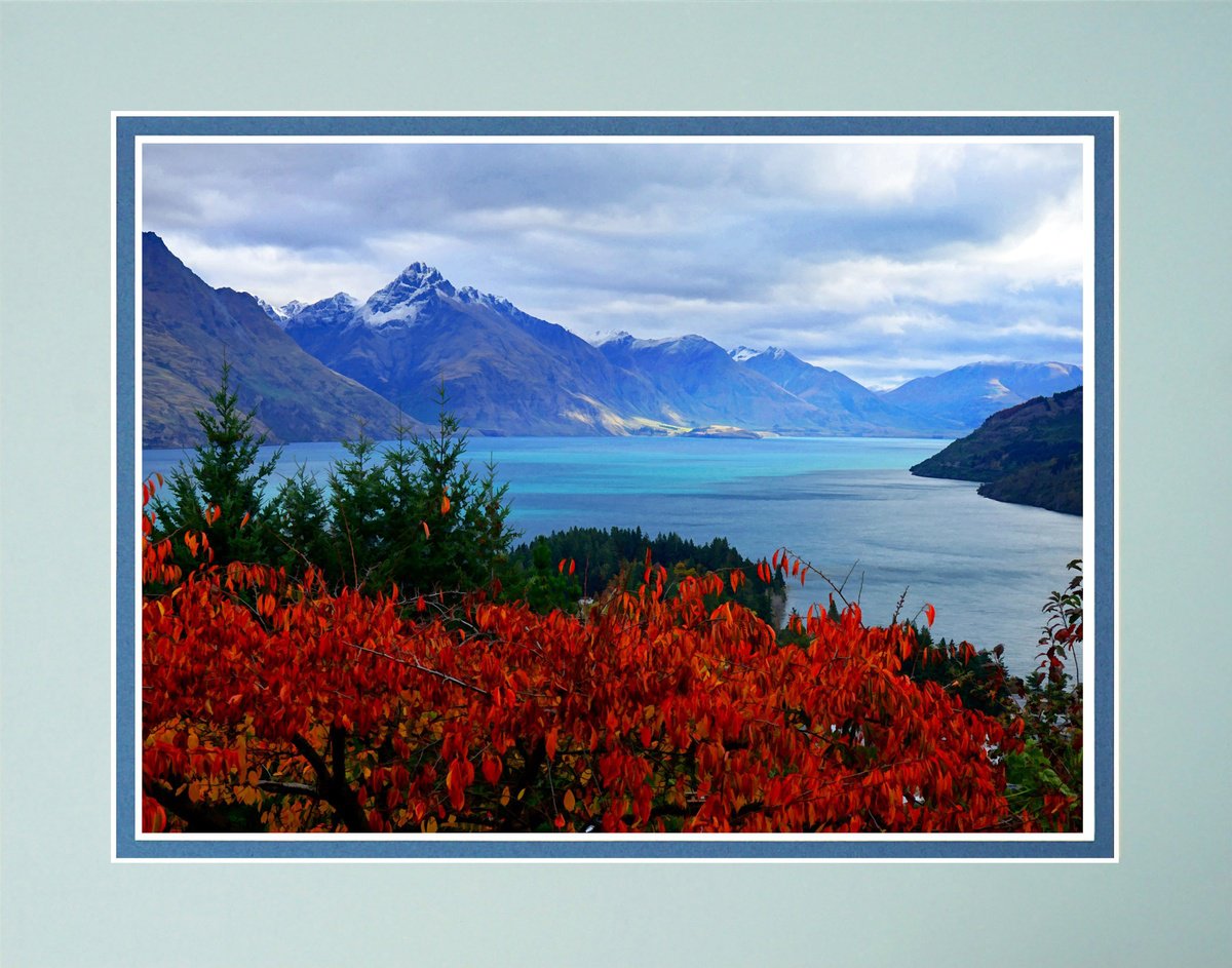 Photorealistic Landscape Photograph By Robin Clarke, 14 X 11", Queenstown New Zealand Two, Original Artwork