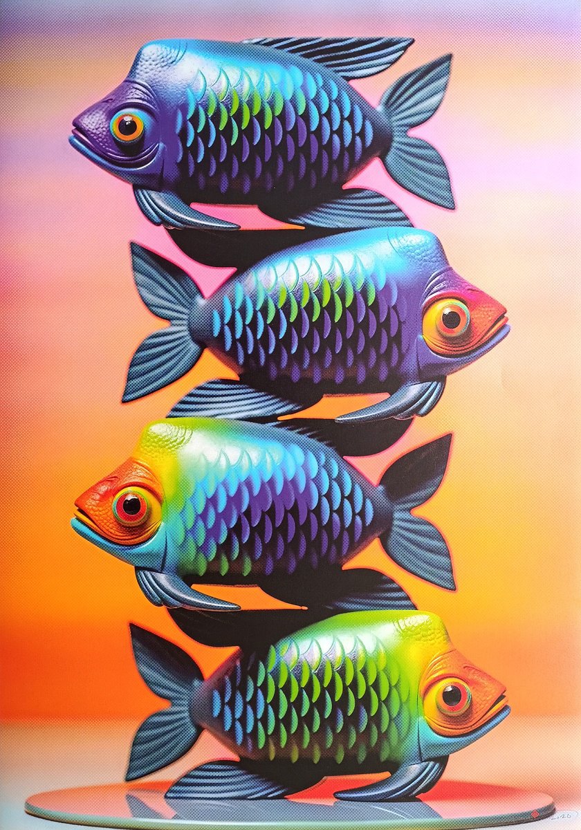 Illustrative Giclee Print , Soft Structure By Gokhan Okur, 28 X 39, Artwork For Sale On Artfinder