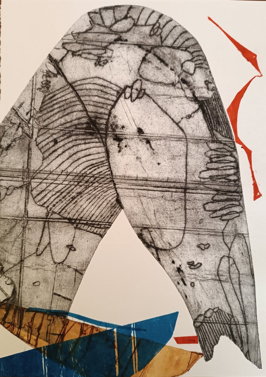 Abstract Limited Edition Print By Isabellangela Germinario, 8 X 12, Leg 1.0, Original Artwork