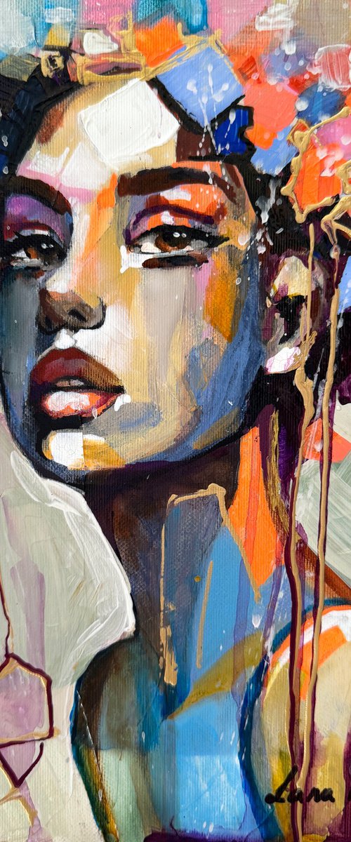 Rain tangled in her hair by Lana Frey